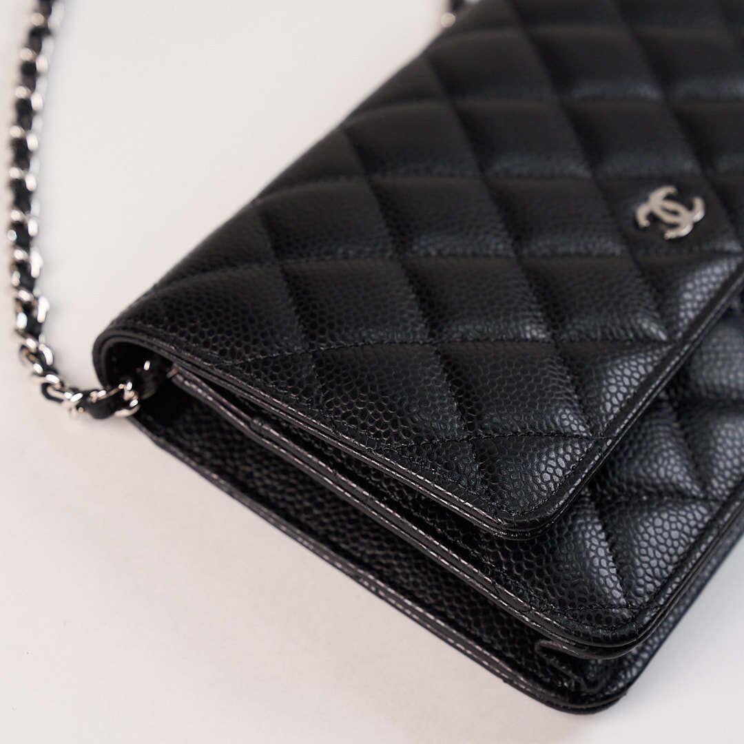 【CHANEL】 チェーンウォレット マトラッセ chain wallet